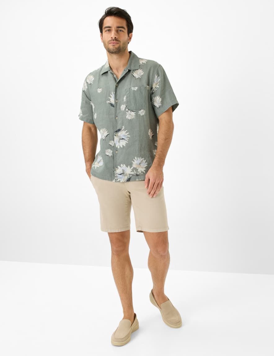 Eurex By Brax Men's Fashion Shirts Style LUKE Green ➜ - Buy Now At Brax