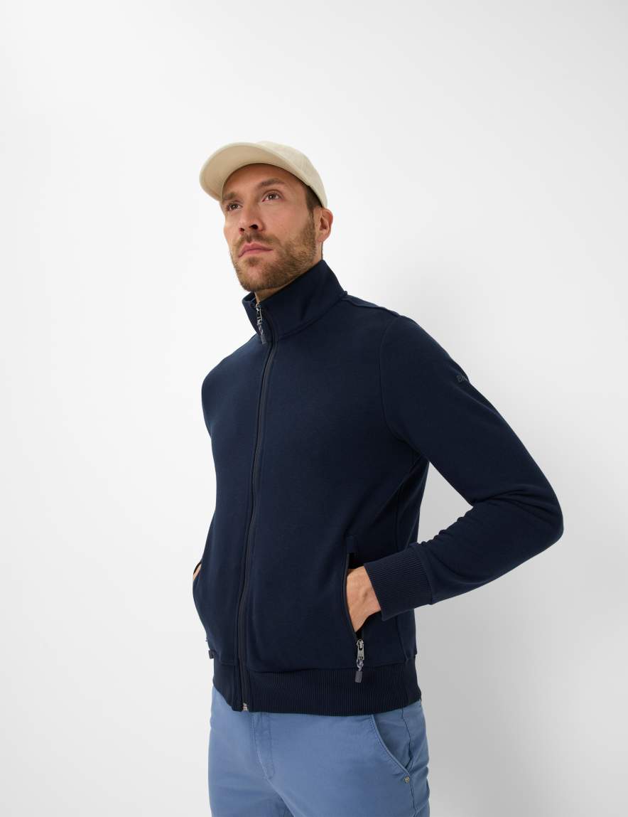Eurex By Brax Men's Fashion Sweat Style SCOTT Dark Blue ➜ - Buy At Brax