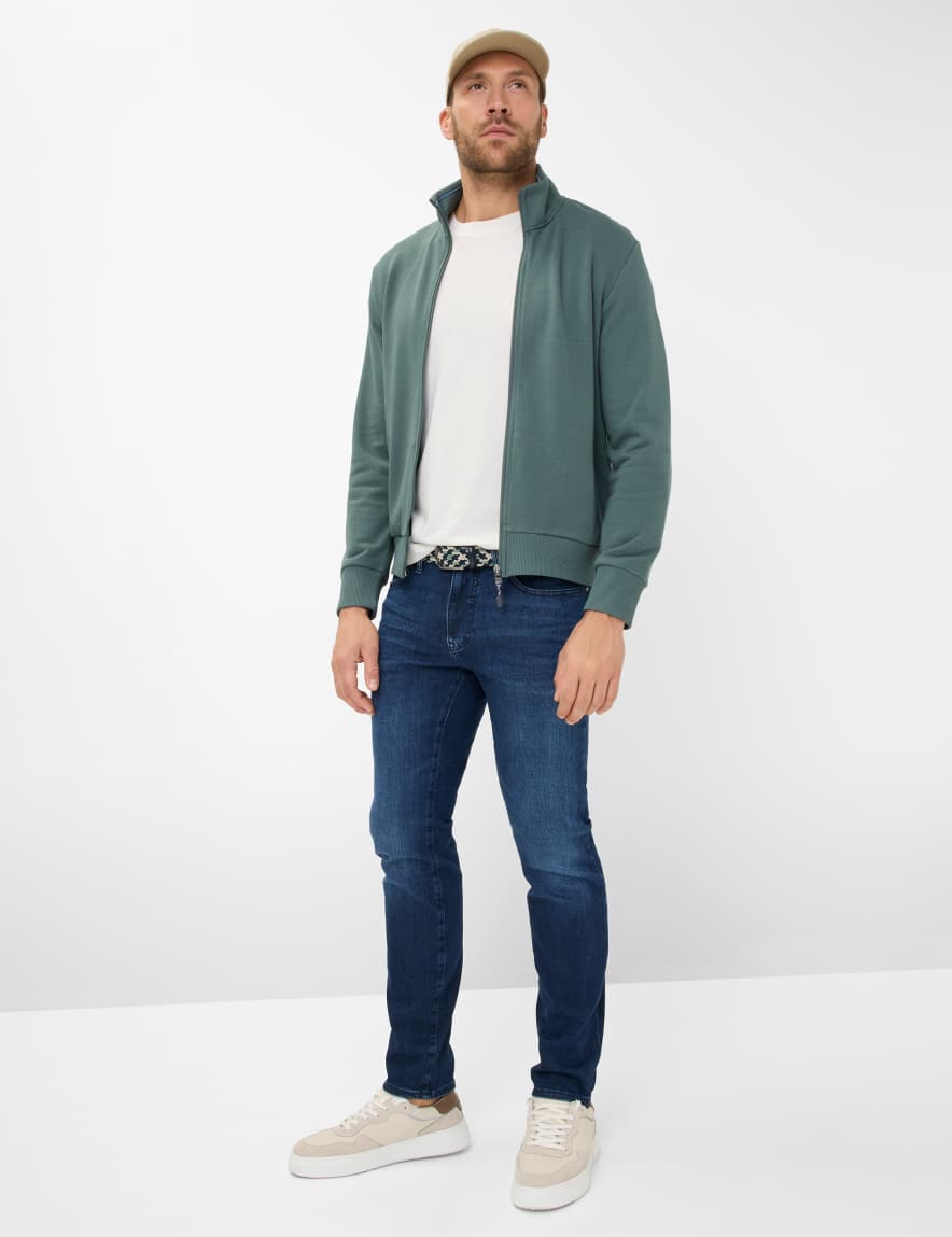 Eurex By Brax Men's Fashion Sweat Style SCOTT Dark Green ➜ - Buy At Brax