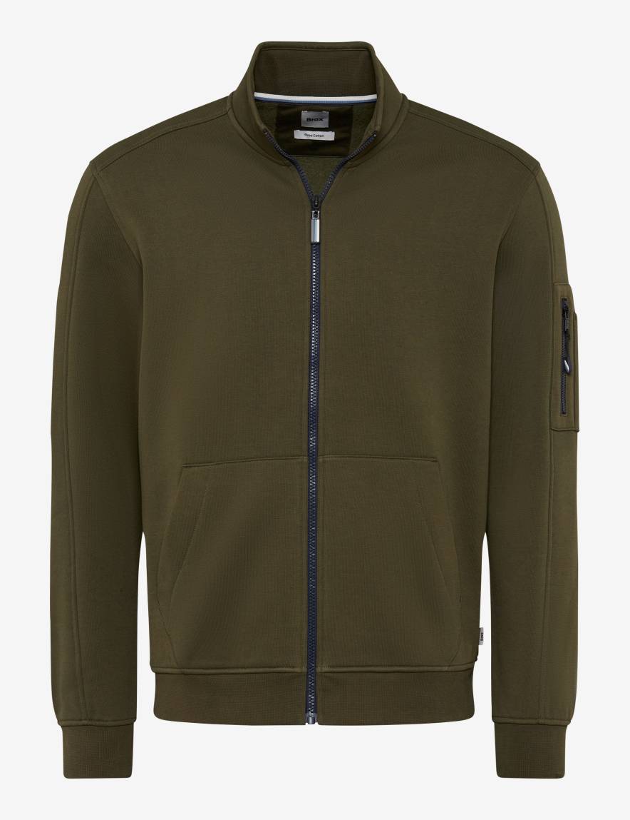 eurex by brax Men's fashion Sweat Style SCOTT Green - Olive