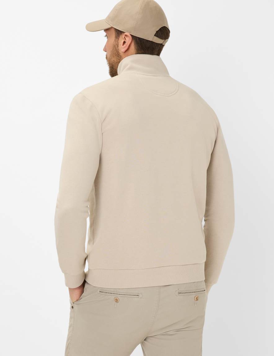 Eurex By Brax Men's Fashion Sweat Style SION Beige ➜ - Buy Now At Brax