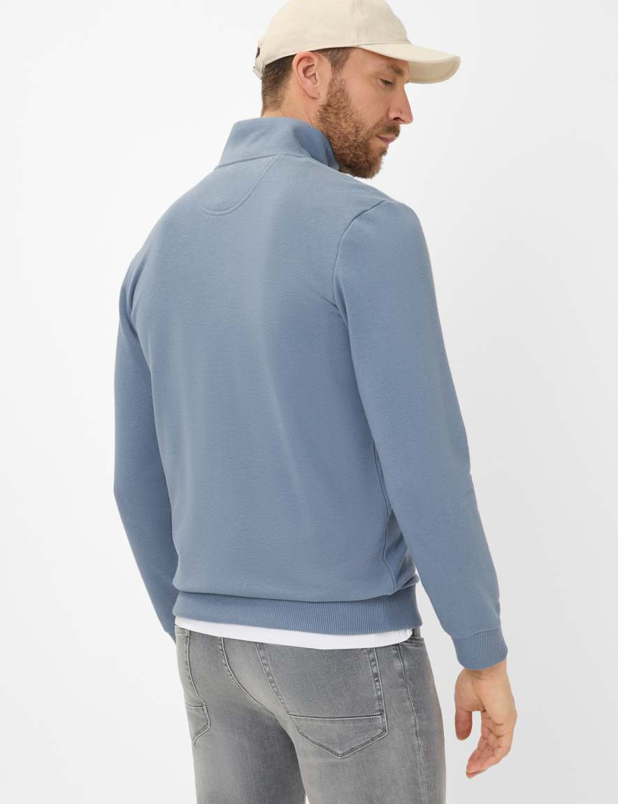 Eurex By Brax Men's Fashion Sweat Style SION Blue ➜ - Buy Now At Brax