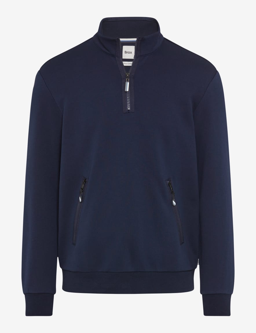 eurex by brax Men's fashion Sweat Style SION Blue ➜ - buy now at Brax