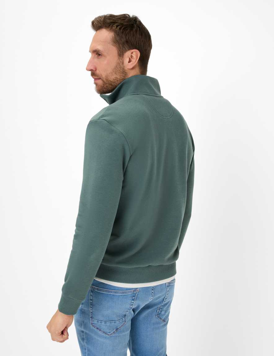 Eurex By Brax Men's Fashion Sweat Style SION Dark Green ➜ - Buy At Brax