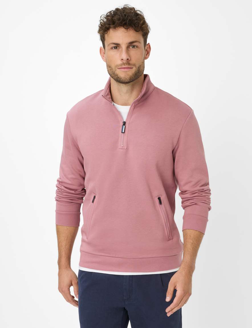 eurex by brax Men's fashion Sweat Style SION Rose ➜ - buy now at Brax