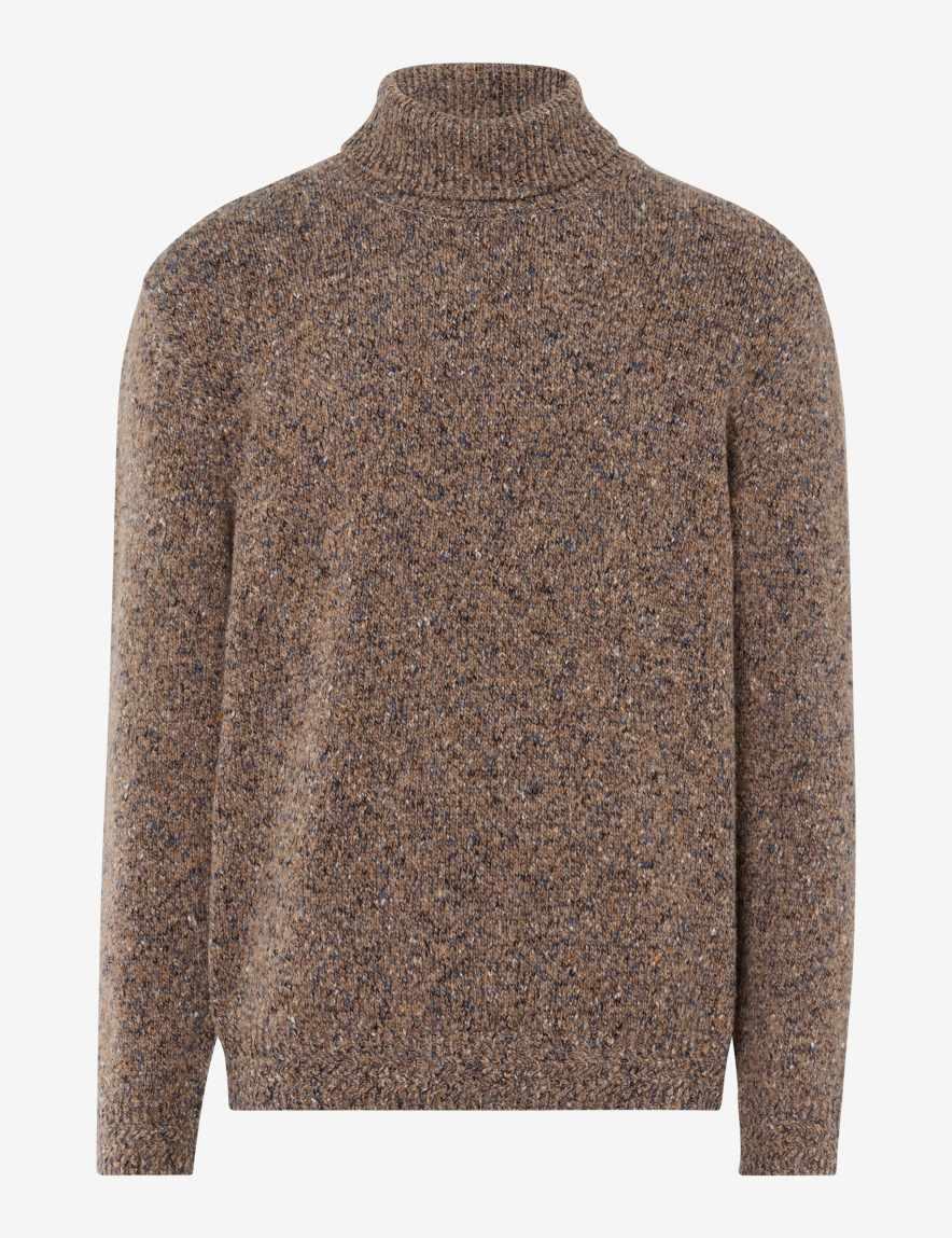 eurex by brax Men's fashion Sweaters Style BRIAN Light Brown