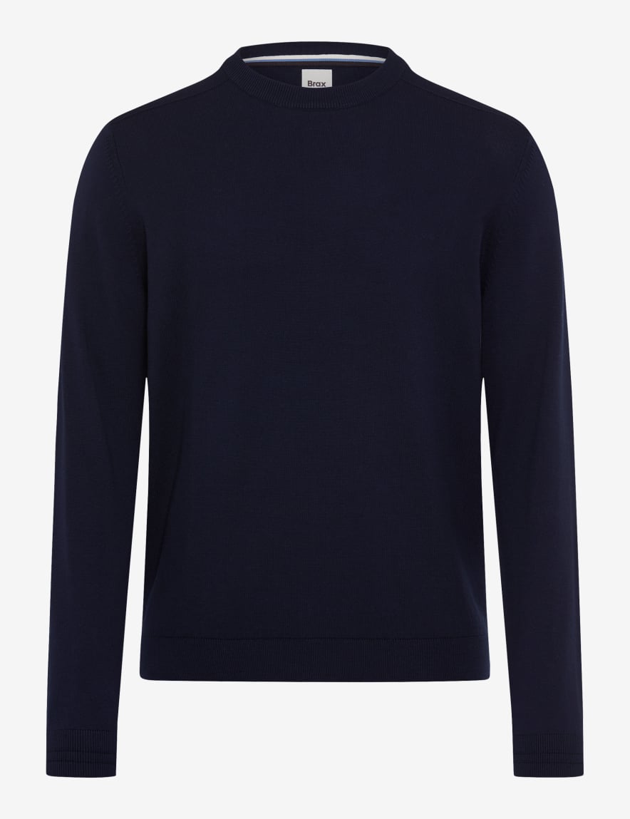 eurex by brax Men's fashion Sweaters Style RICK Blue ➜ - buy now at Brax