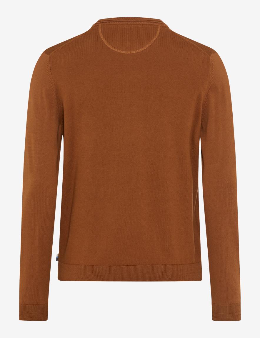 Eurex By Brax Men's Fashion Sweaters Style RICK Brown ➜ - Buy Now At Brax