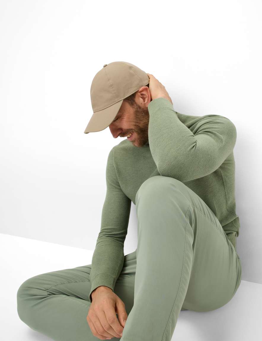 Eurex By Brax Men's Fashion Sweaters Style RICK Green ➜ - Buy Now At Brax