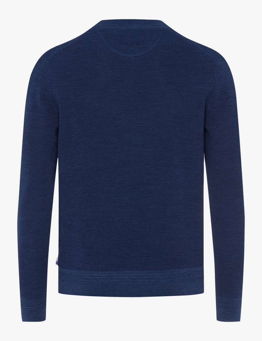 Eurex By Brax Men's Fashion Sweaters Style ROY Blue ➜ - Buy Now At Brax
