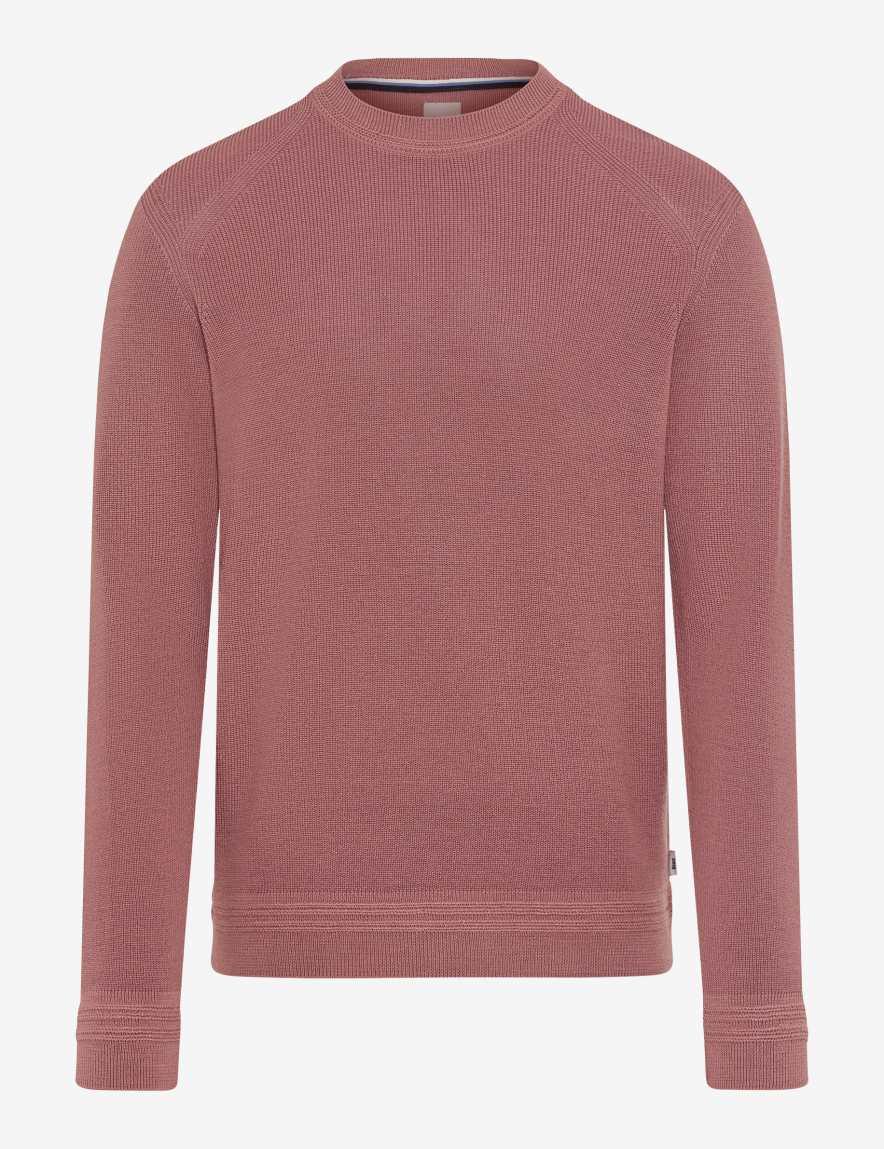 eurex by brax Men's fashion Sweaters Style ROY Rose ➜ - buy now at Brax
