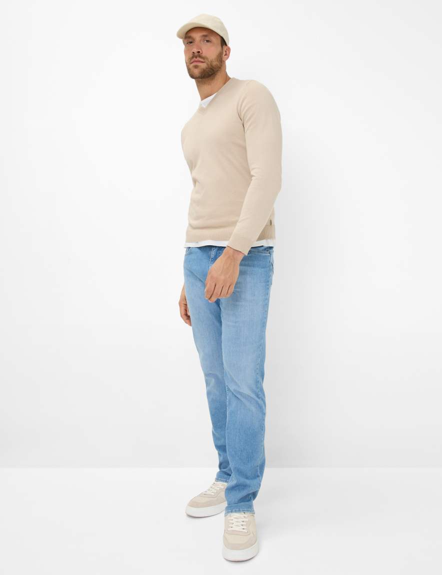 Eurex By Brax Men's Fashion Sweaters Style VICO Beige ➜ - Buy Now At Brax