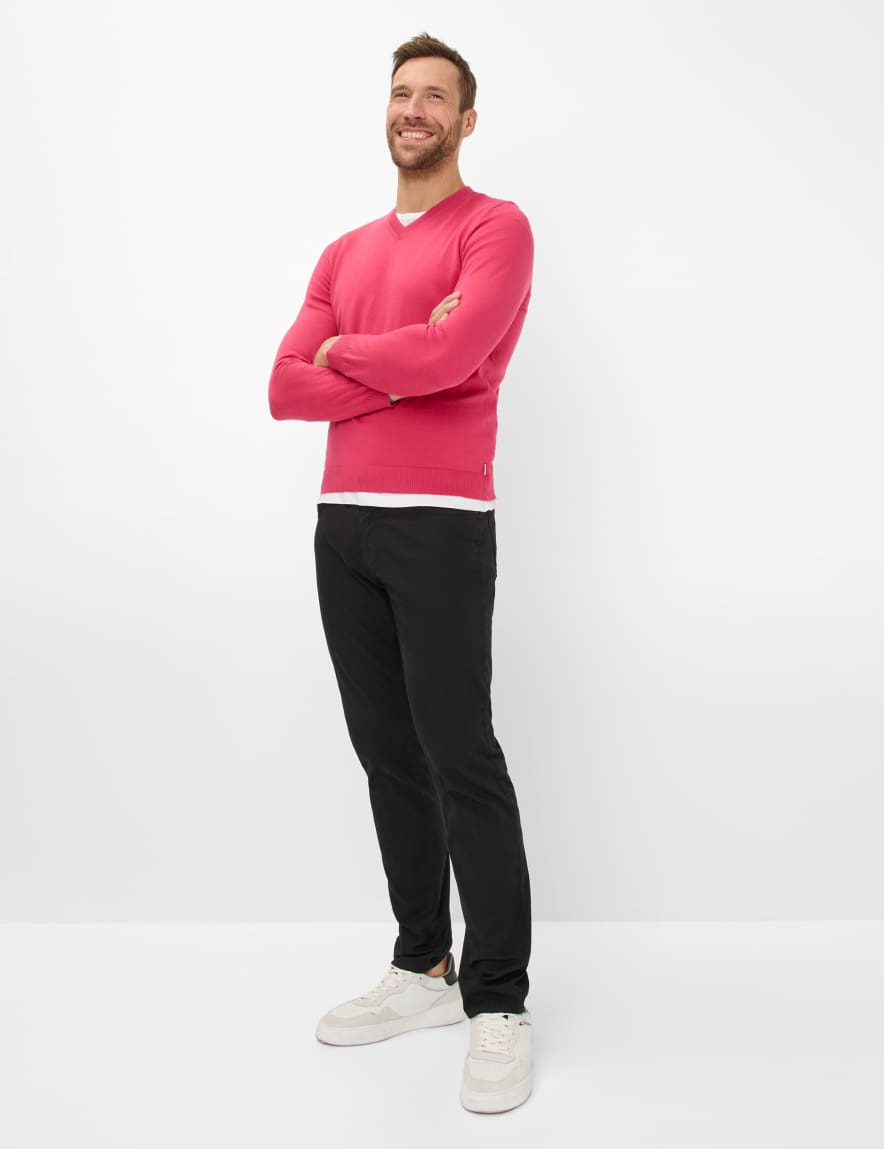 Eurex By Brax Men's Fashion Sweaters Style VICO Light Red ➜ - Buy At Brax