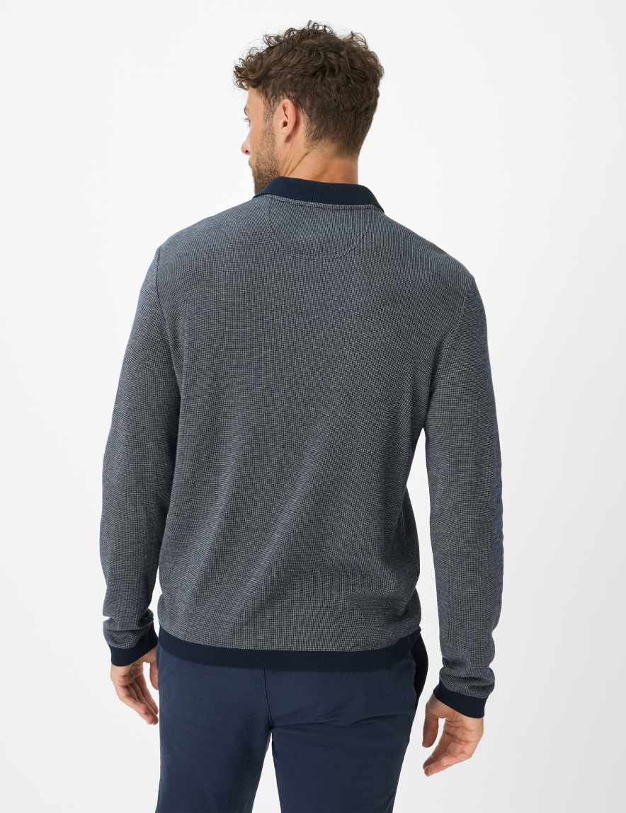 Eurex By Brax Men's Fashion T-shirts Style PAROS Dark Blue