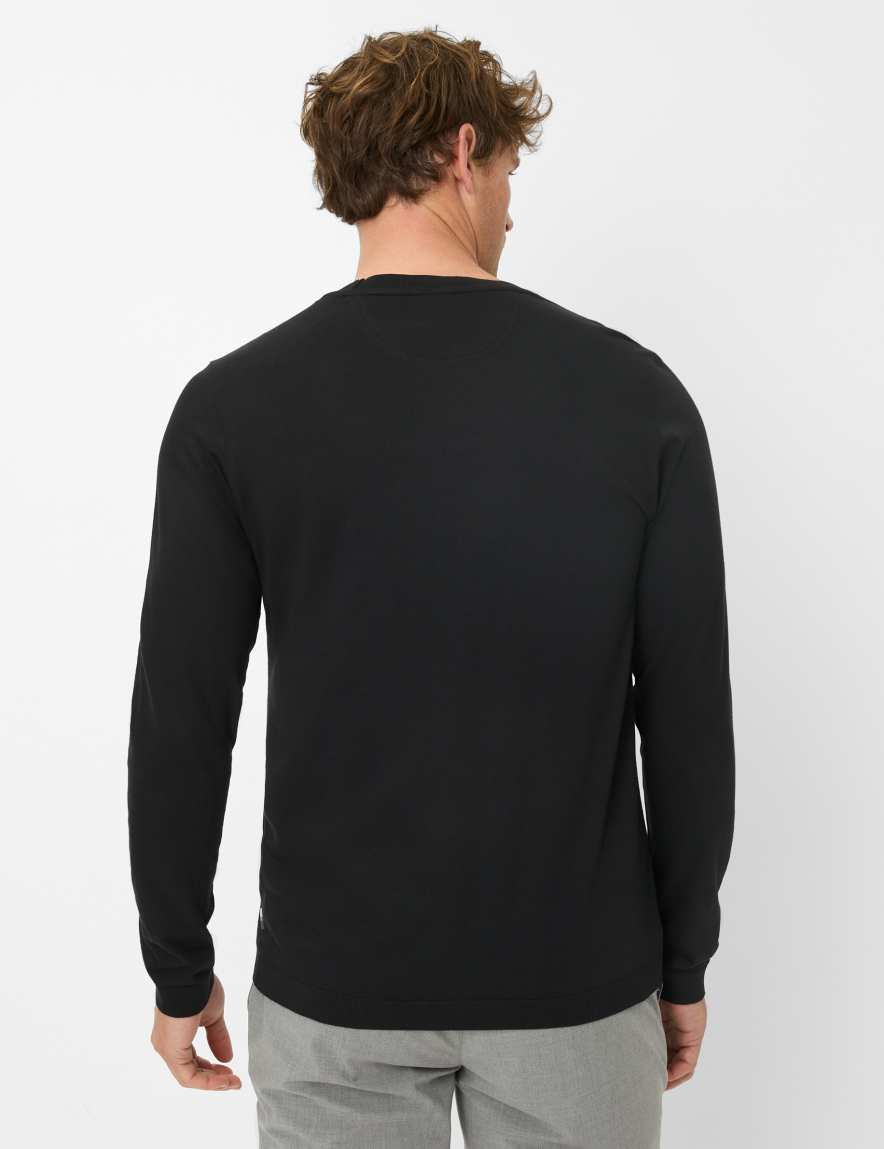 Eurex By Brax Men's Fashion T-shirts Style TIMON Black ➜ - Buy At Brax