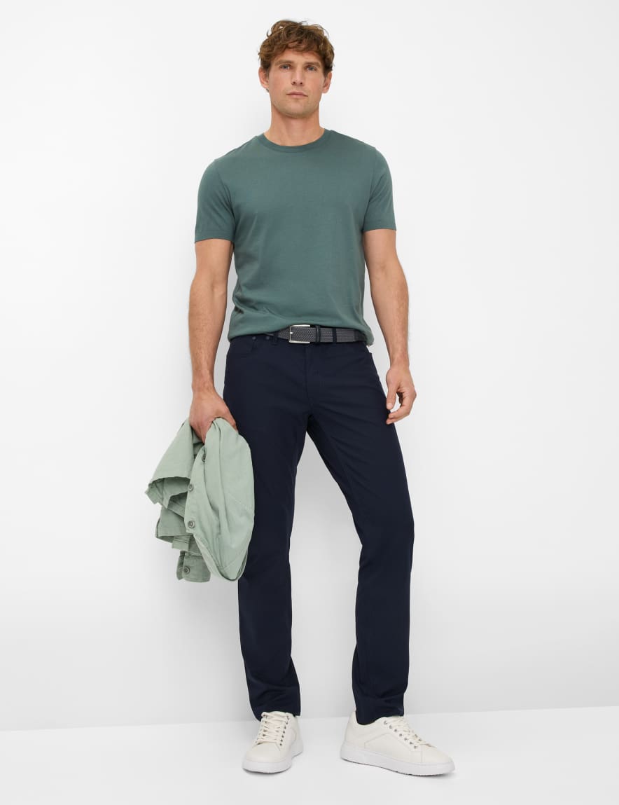 Eurex By Brax Men's Fashion T-shirts Style TREVOR Green ➜ - Buy At Brax