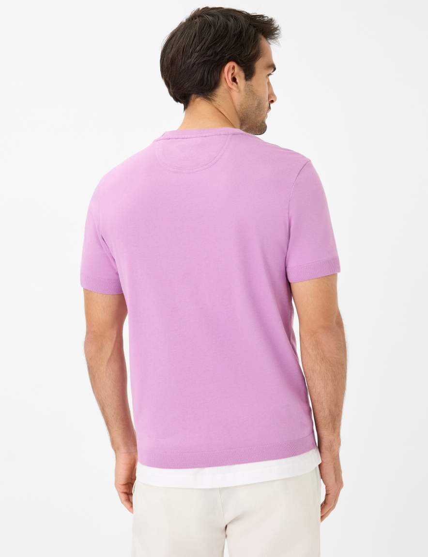Eurex By Brax Men's Fashion T-shirts Style TREVOR Purple ➜ - Buy At Brax