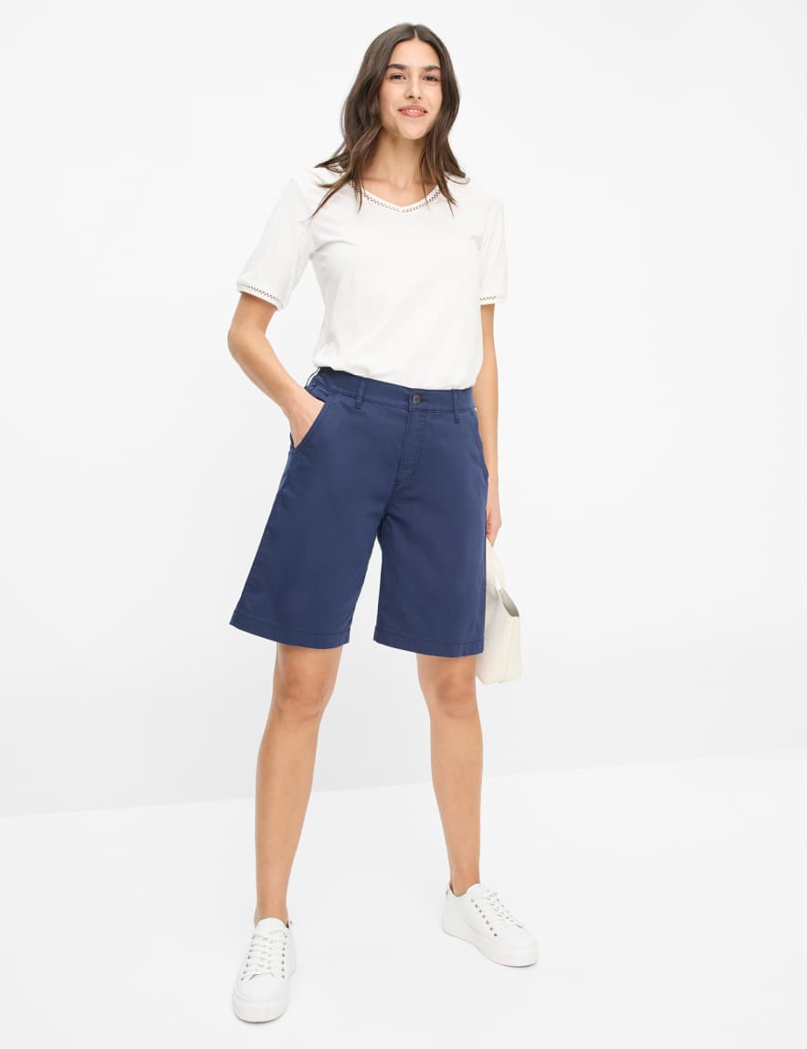 Eurex By Brax Women's Fashion Bermudas | Pants Style MAINE B Wide Leg