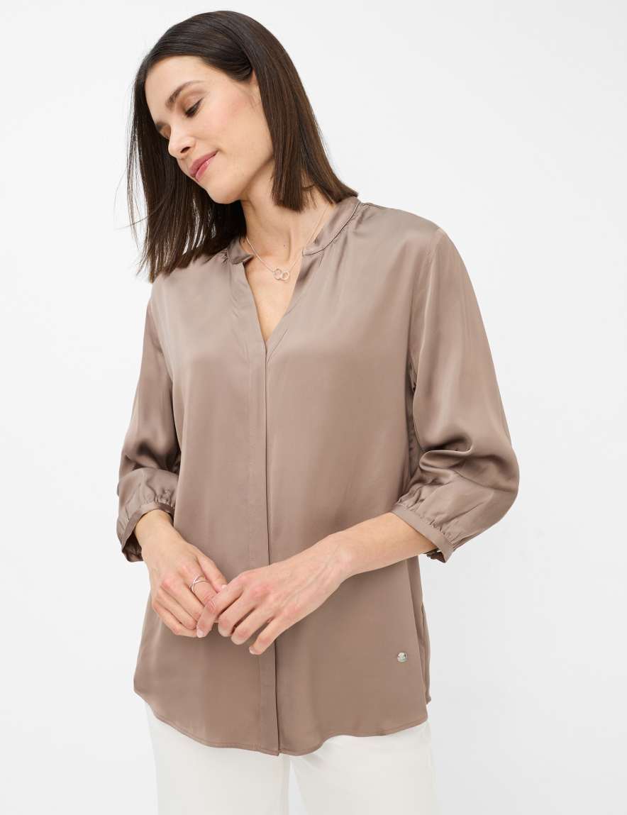 eurex by brax Women's fashion Blouses Style VALEA Light Brown