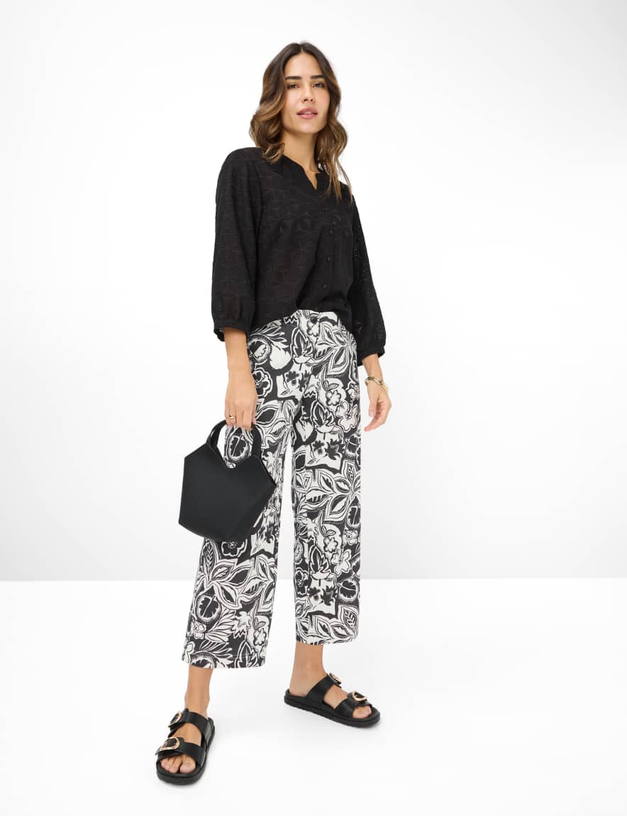 Eurex By Brax Women's Fashion Blouses Style VELIA Black ➜ - Buy At Brax