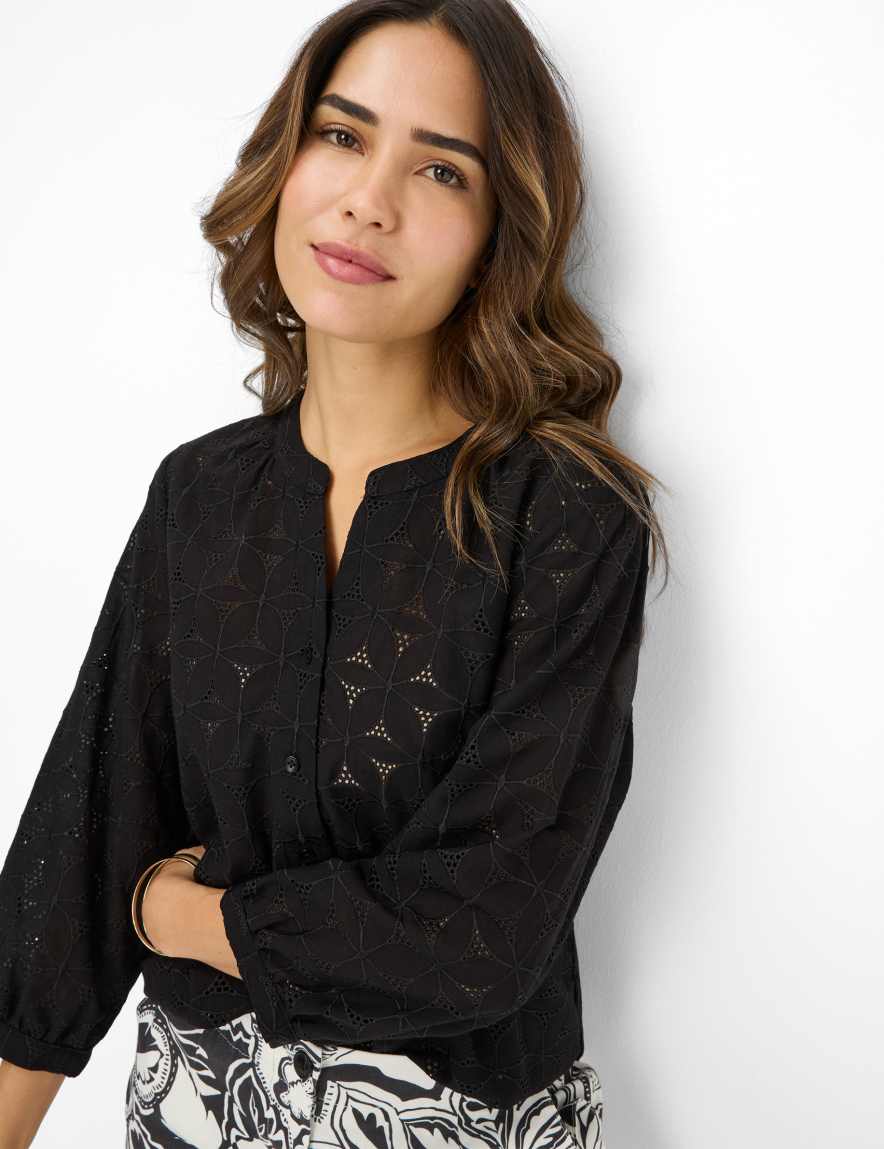 Eurex By Brax Women's Fashion Blouses Style VELIA Black ➜ - Buy At Brax