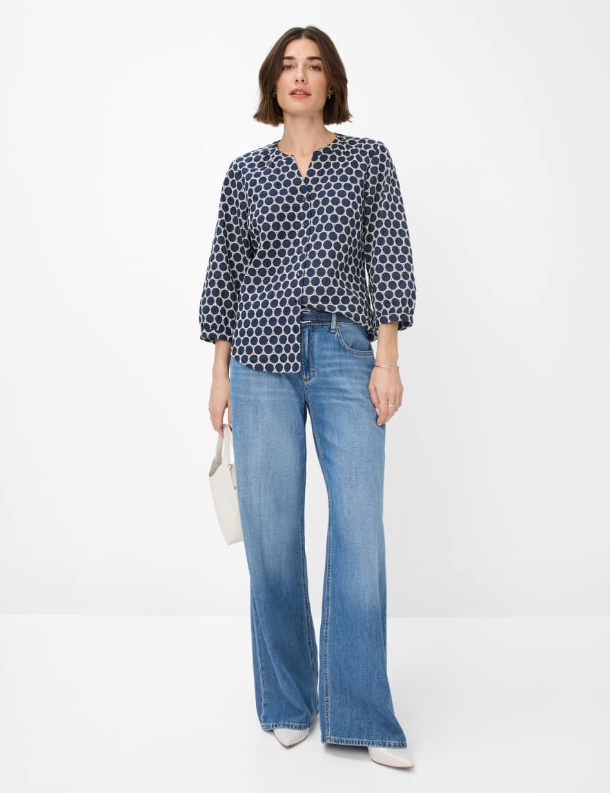 Eurex By Brax Women's Fashion Blouses Style VELIA Dark Blue