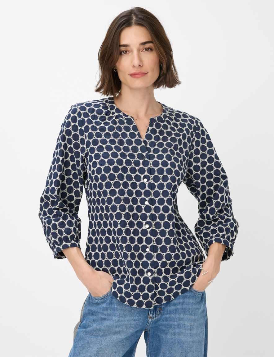 eurex by brax Women's fashion Blouses Style VELIA Dark Blue