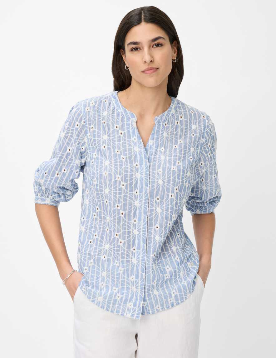 eurex by brax Women's fashion Blouses Style VELIA Light Blue
