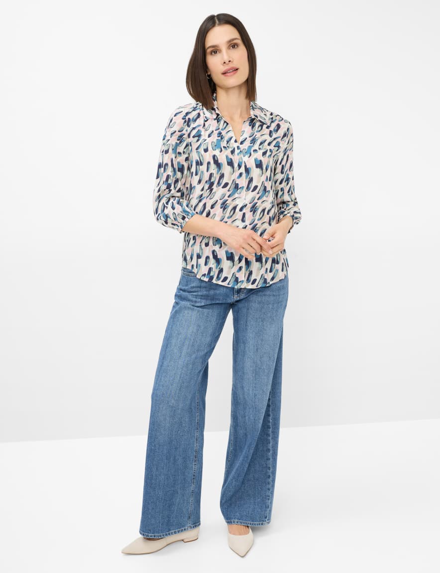 Eurex By Brax Women's Fashion Blouses Style VELIA Multicolored