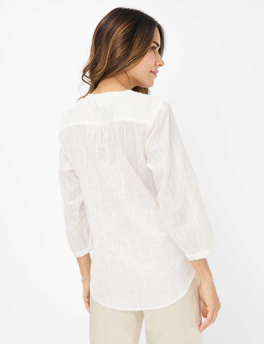 Eurex By Brax Women's Fashion Blouses Style VELIA White ➜ - Buy At Brax