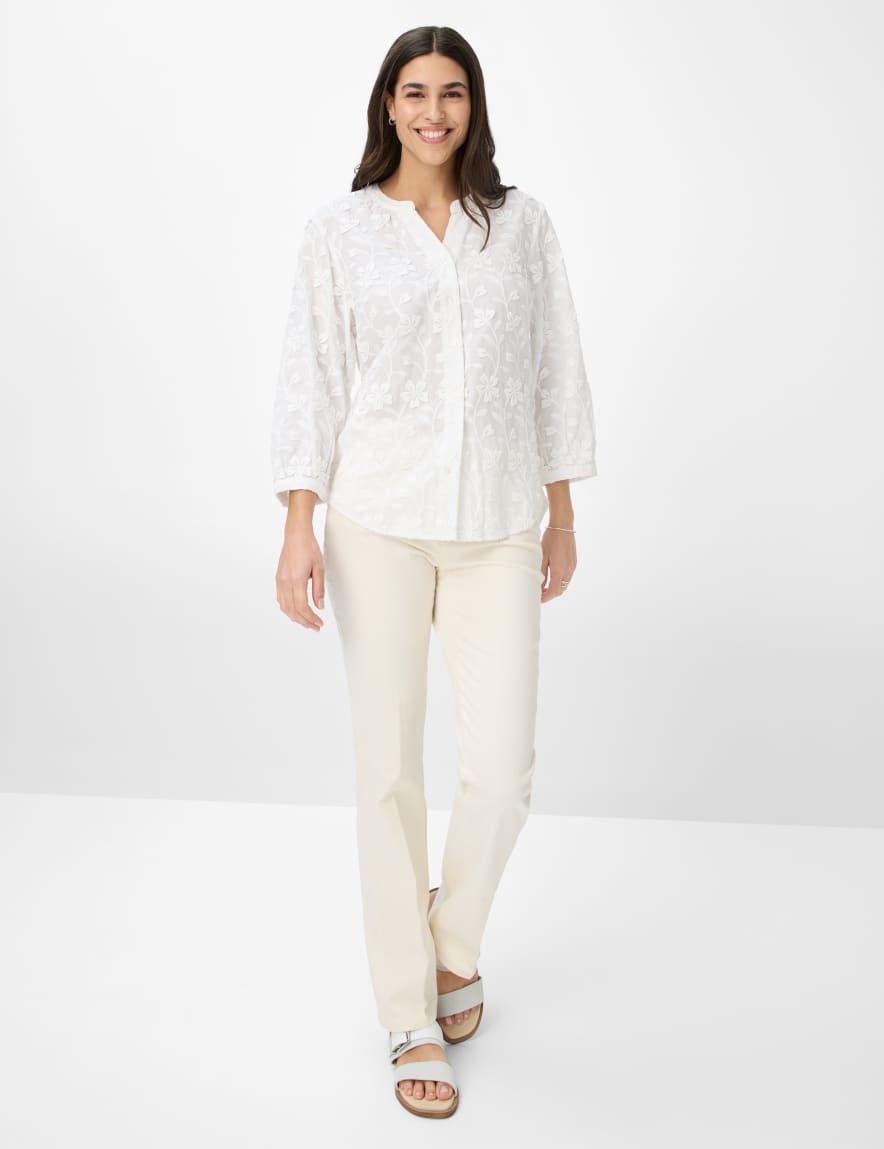Eurex By Brax Women's Fashion Blouses Style VELIA White ➜ - Buy At Brax