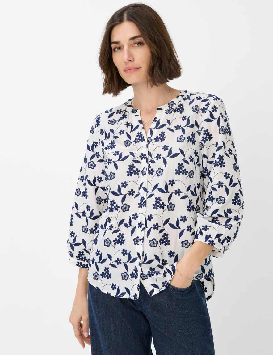 eurex by brax Women's fashion Blouses Style VELIA White ➜ - buy at Brax