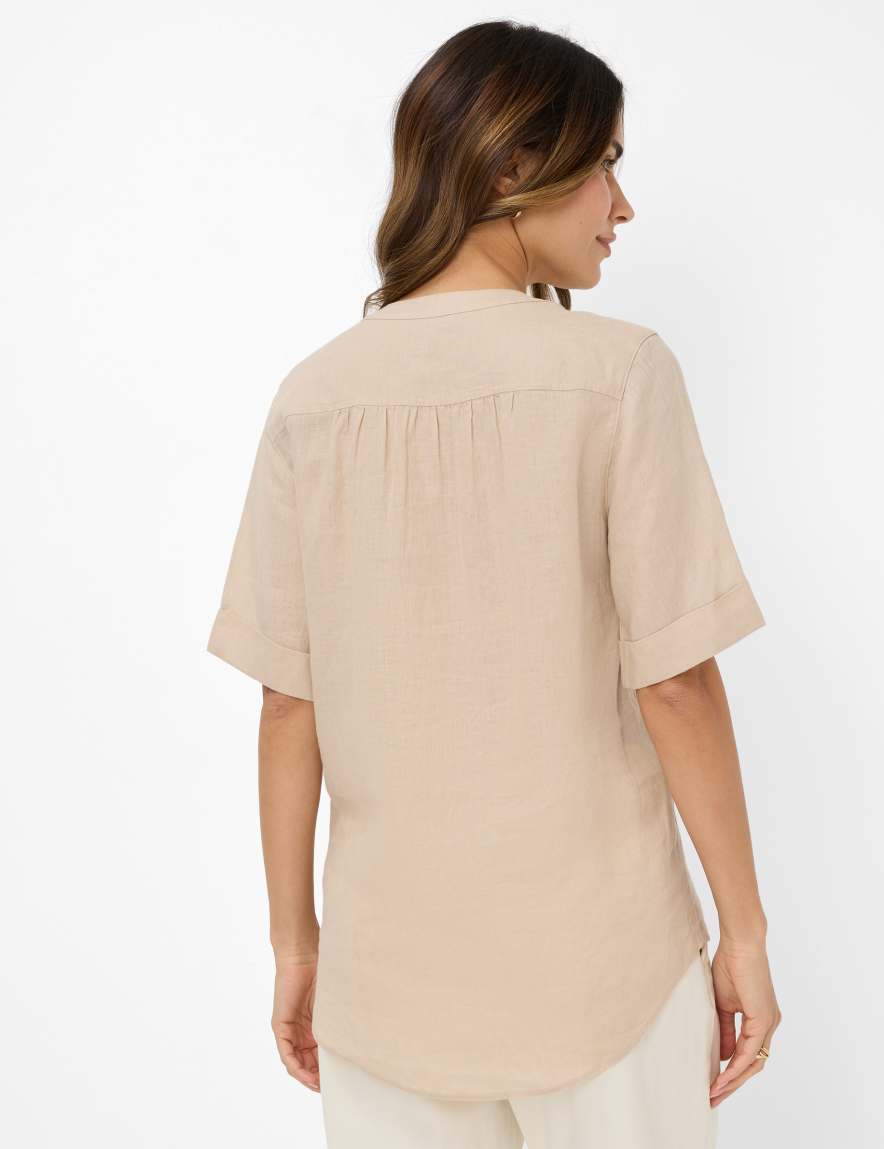 Eurex By Brax Women's Fashion Blouses Style VERI Beige ➜ - Buy At Brax