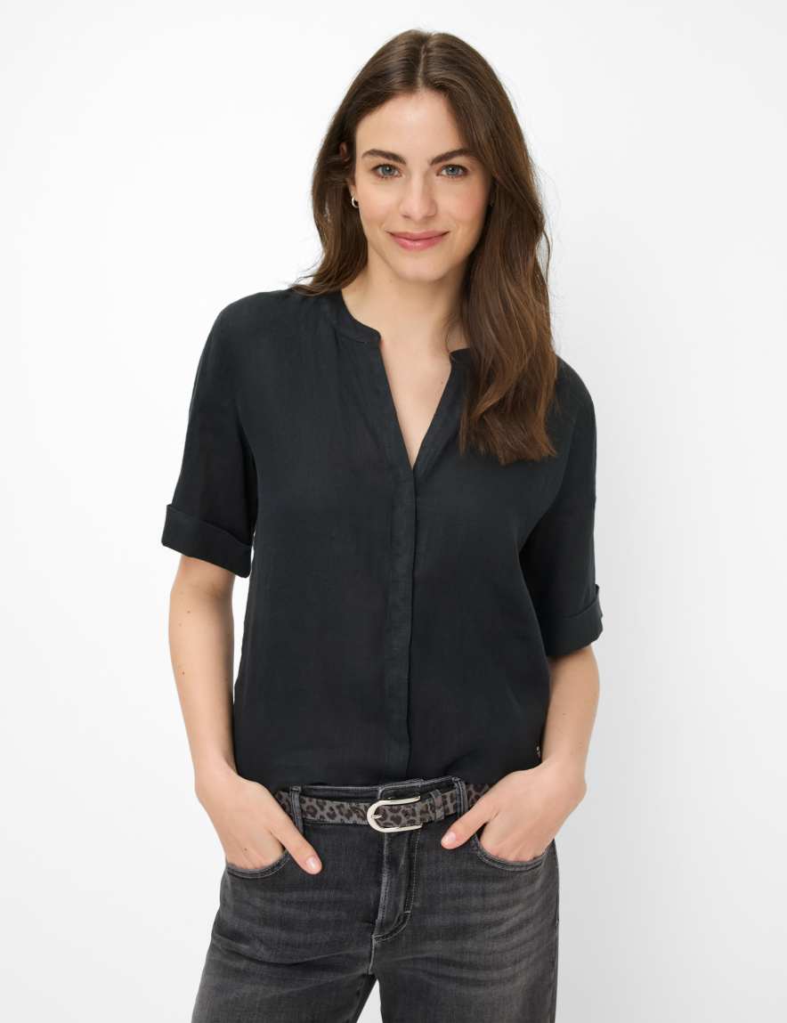 eurex by brax Women's fashion Blouses Style VERI Black ➜ - buy at Brax