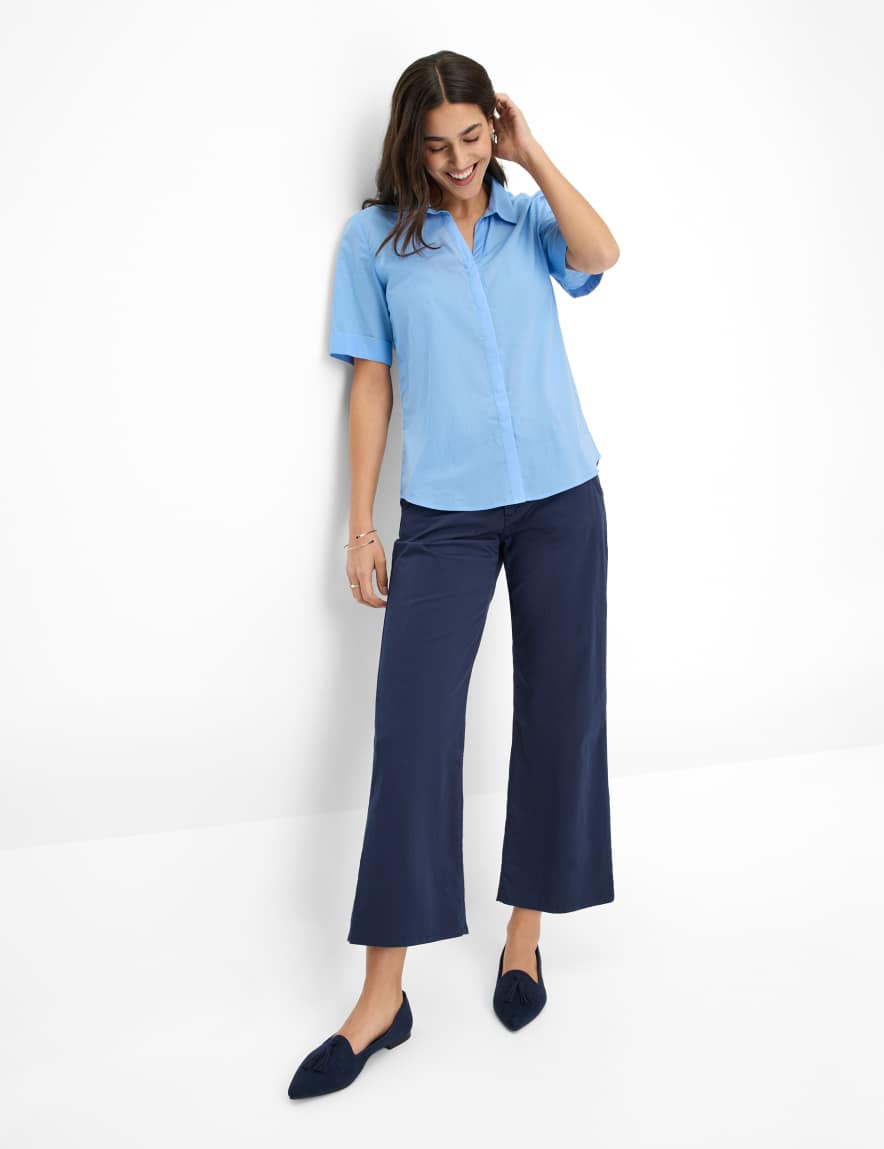 Eurex By Brax Women's Fashion Blouses Style VERI Blue ➜ - Buy Now At Brax