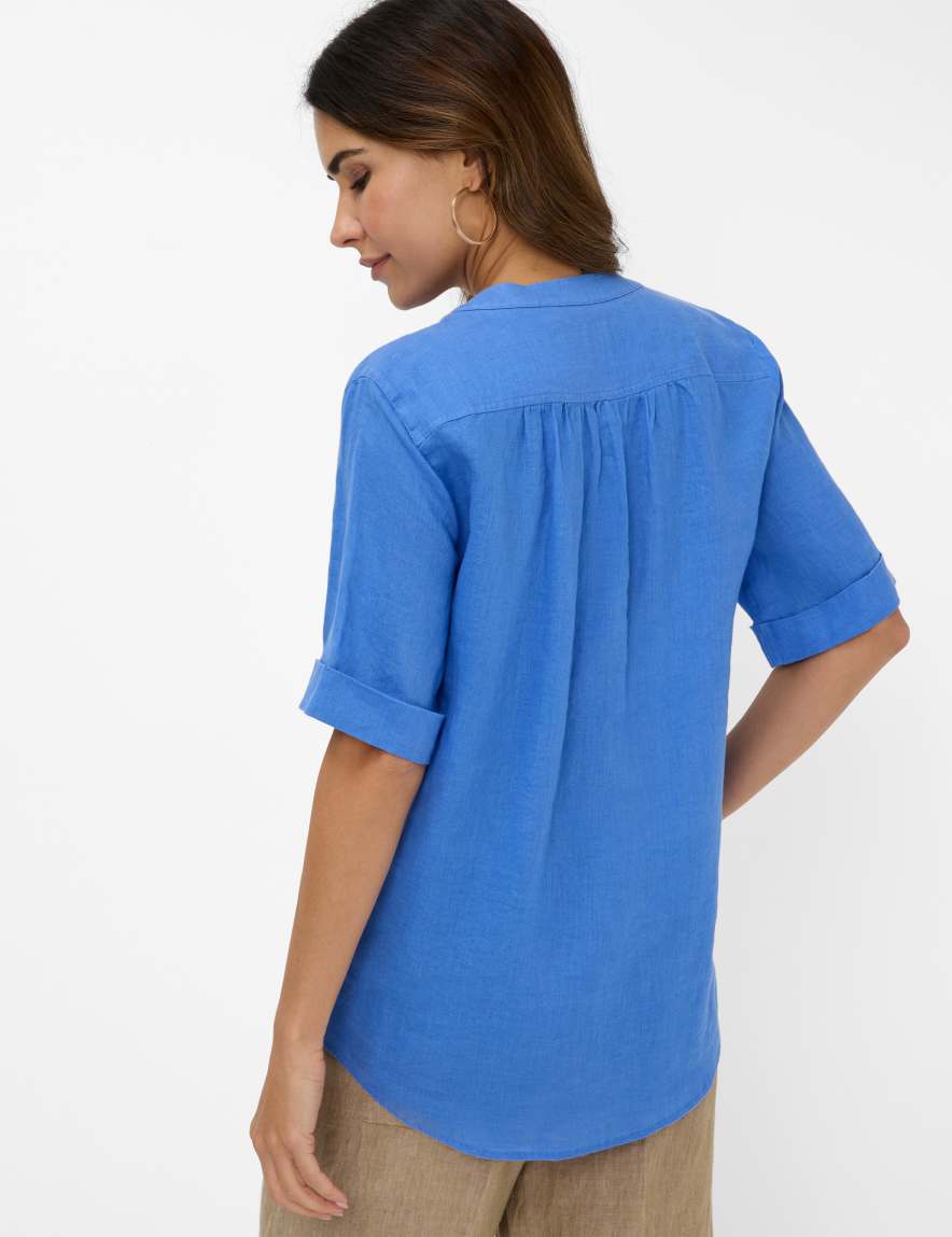 Eurex By Brax Women's Fashion Blouses Style VERI Blue ➜ - Buy Now At Brax