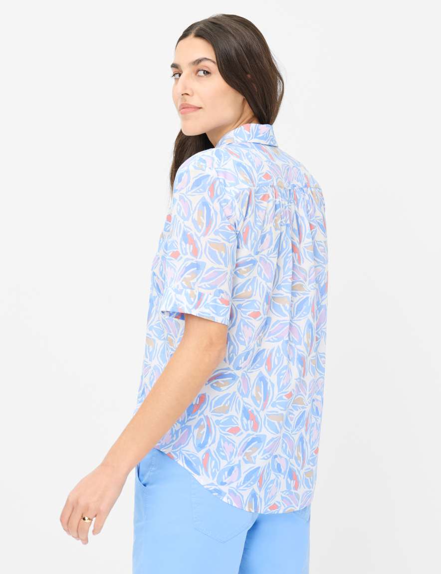 Eurex By Brax Women's Fashion Blouses Style VERI Blue ➜ - Buy Now At Brax