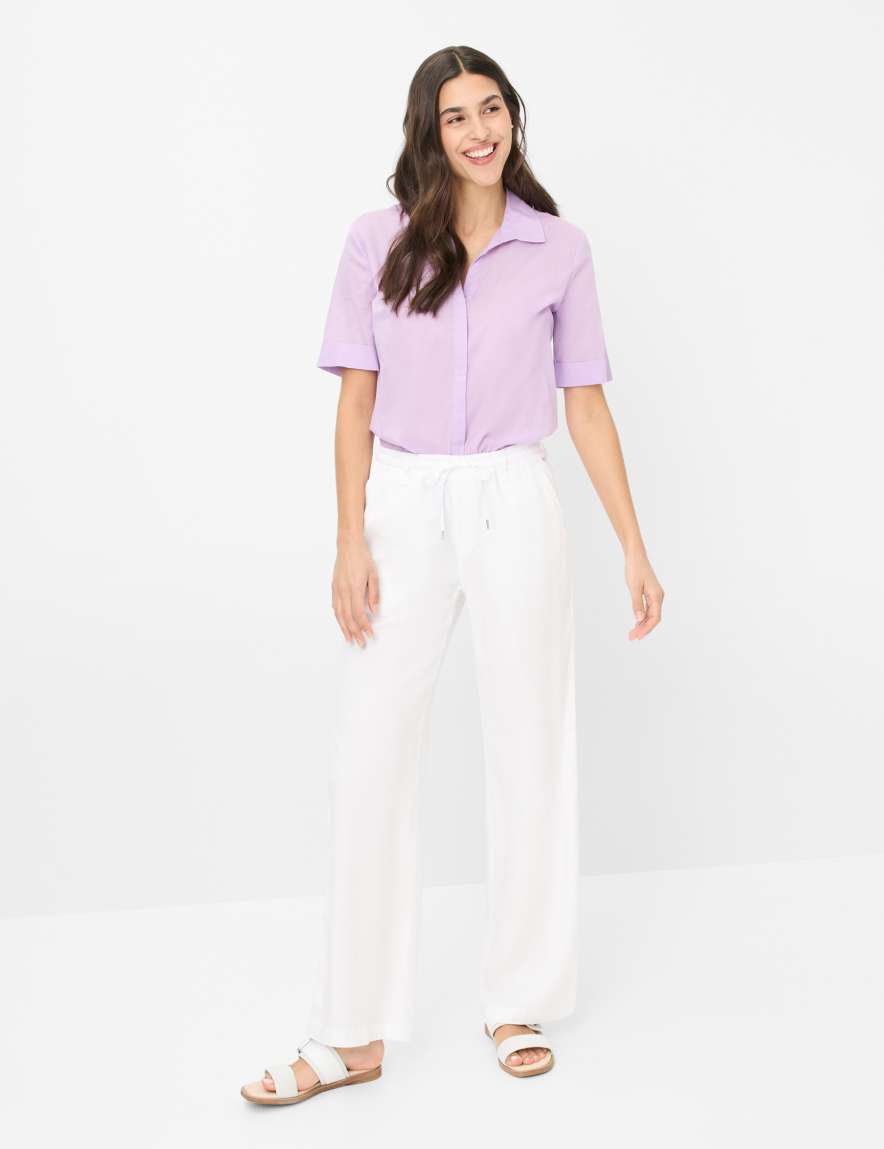 Eurex By Brax Women's Fashion Blouses Style VERI Purple - Lilac