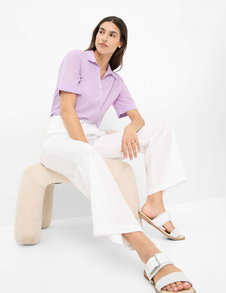 Eurex By Brax Women's Fashion Blouses Style VERI Purple - Lilac