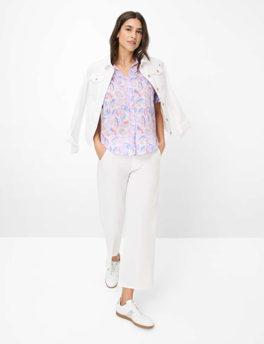 Eurex By Brax Women's Fashion Blouses Style VERI Purple - Lilac