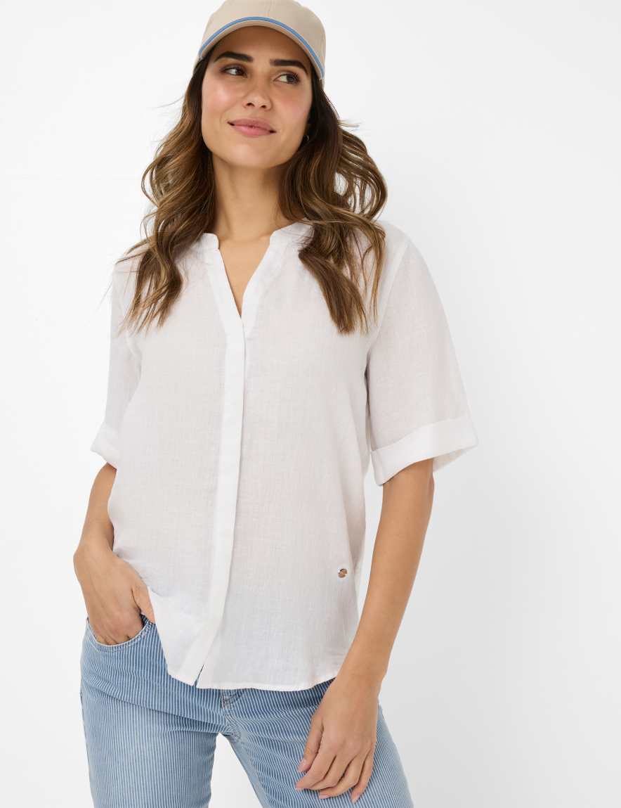 eurex by brax Women's fashion Blouses Style VERI White ➜ - buy at Brax