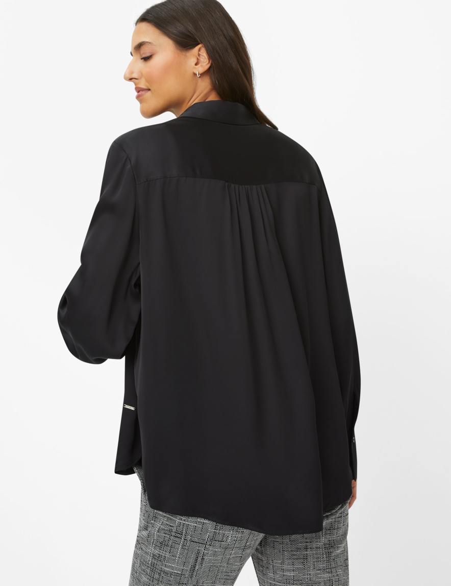 Eurex By Brax Women's Fashion Blouses Style VIC Black ➜ - Buy Now At Brax