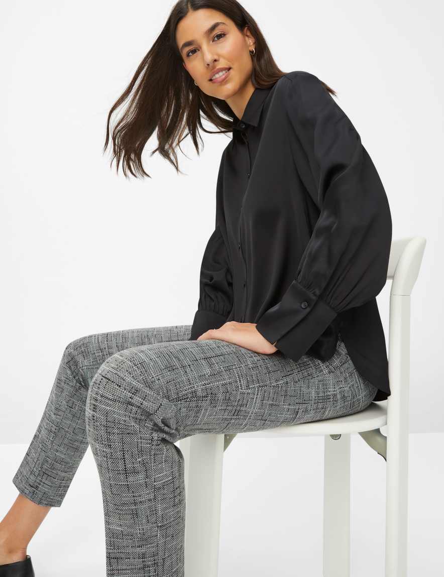 Eurex By Brax Women's Fashion Blouses Style VIC Black ➜ - Buy Now At Brax