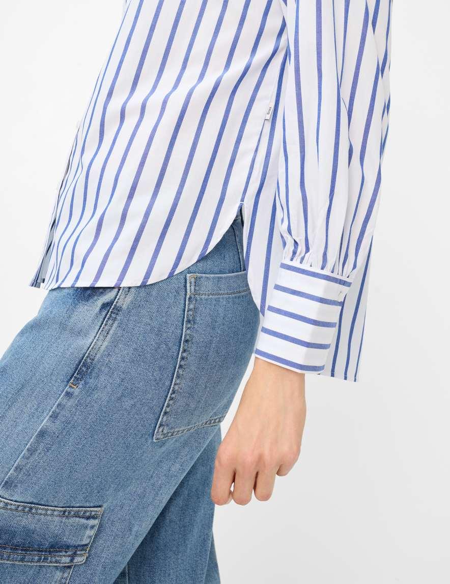 Eurex By Brax Women's Fashion Blouses Style VIC Dark Blue ➜ - Buy At Brax