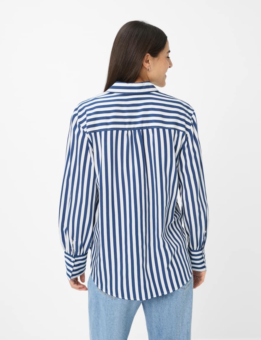 Eurex By Brax Women's Fashion Blouses Style VIC Dark Blue ➜ - Buy At Brax