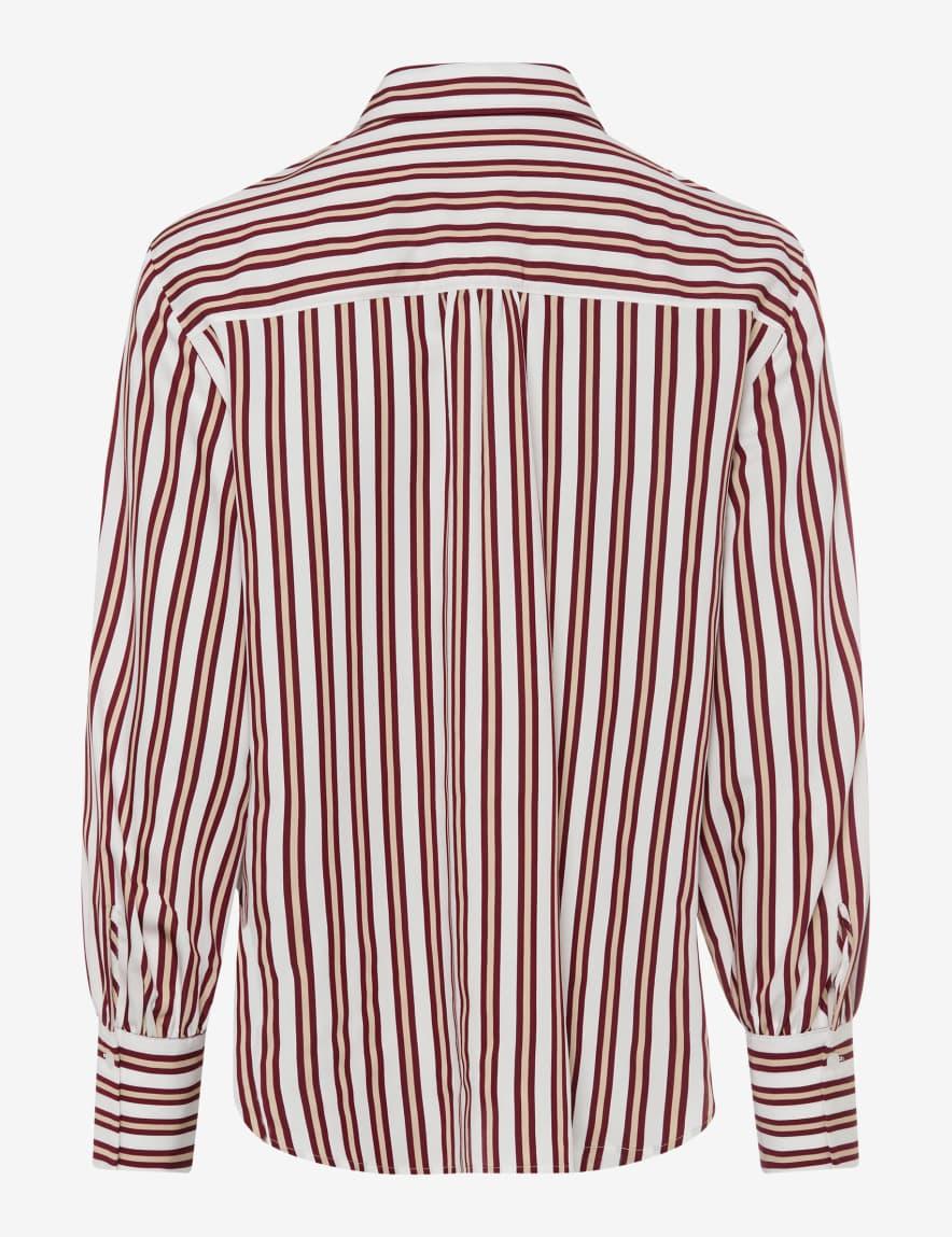 Eurex By Brax Women's Fashion Blouses Style VIC Dark Red ➜ - Buy At Brax