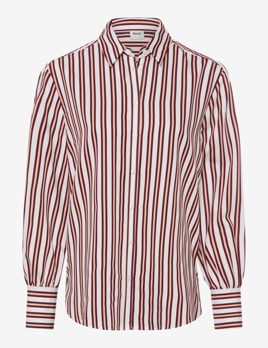 eurex by brax Women's fashion Blouses Style VIC Dark Red ➜ - buy at Brax