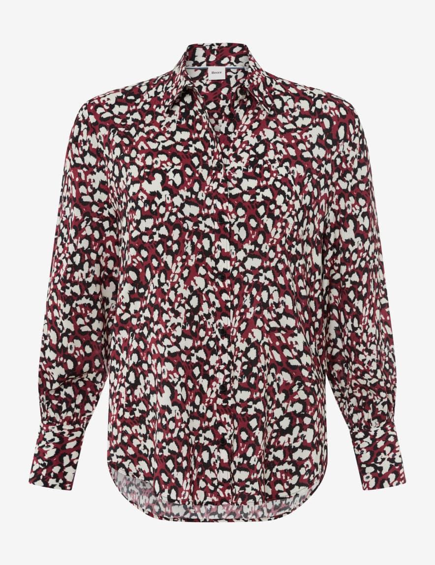 eurex by brax Women's fashion Blouses Style VIC Dark Red ➜ - buy at Brax