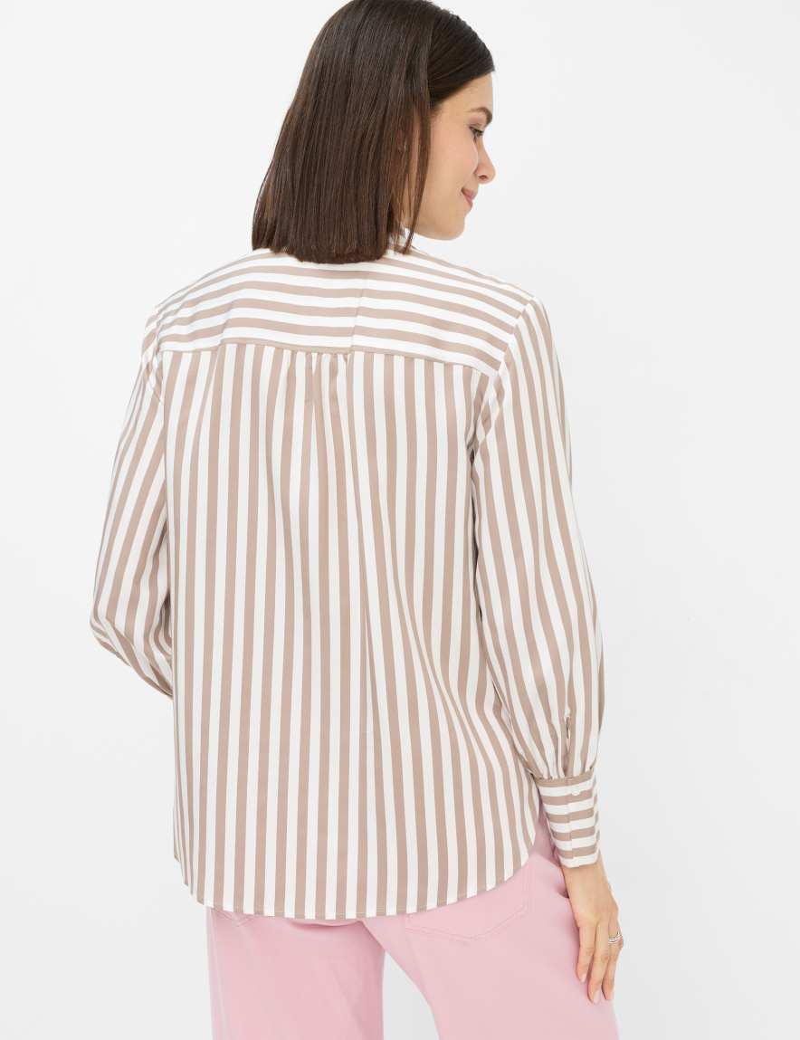 Eurex By Brax Women's Fashion Blouses Style VIC Light Brown