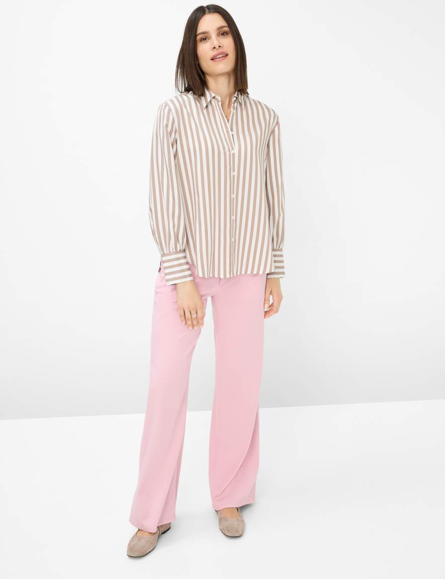 Eurex By Brax Women's Fashion Blouses Style VIC Light Brown